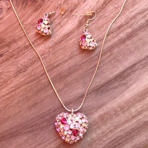 Swarovski Necklace & Earring Set